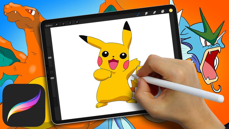 Masterclass of Pokémon Illustrations with Procreate