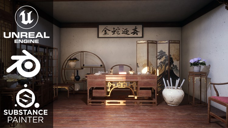 Creating a Traditional Chinese Room Environment in UE5