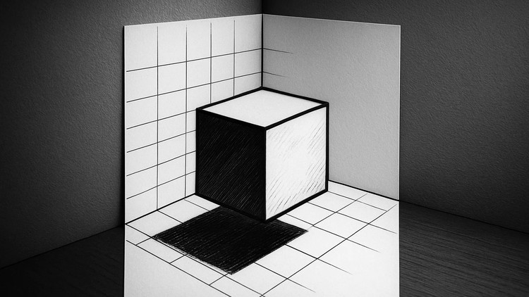 3D Drawing Course on Paper