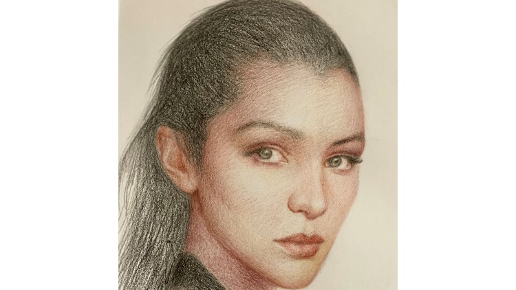 Master The Portrait Drawing Using Colour Pencils Series-1