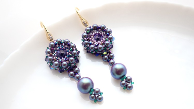 Beading Techniques: Create Stylish Orb Dangle Earrings