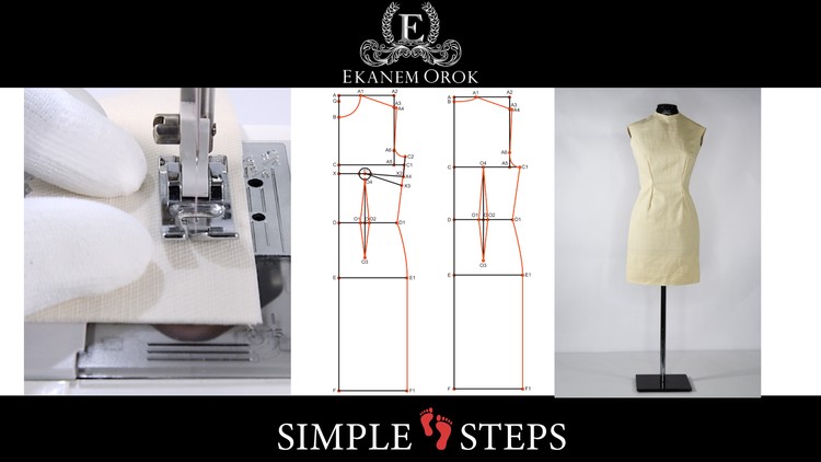 DRAFT and SEW (5) - Side Dart DRESS PATTERN  Block