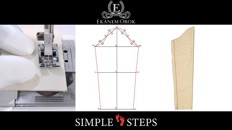 DRAFT and SEW (11) - Dartless SLEEVE PATTERN Block