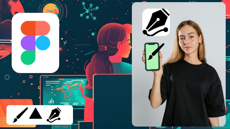 Figma UI/UX Complete Bootcamp: Design 6 Job-Ready Projects