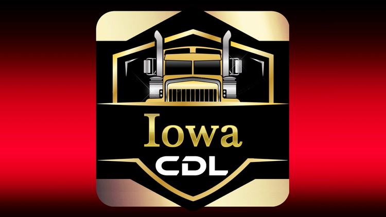 Iowa Commercial Driver's License CDL Practice Tests w/Labs