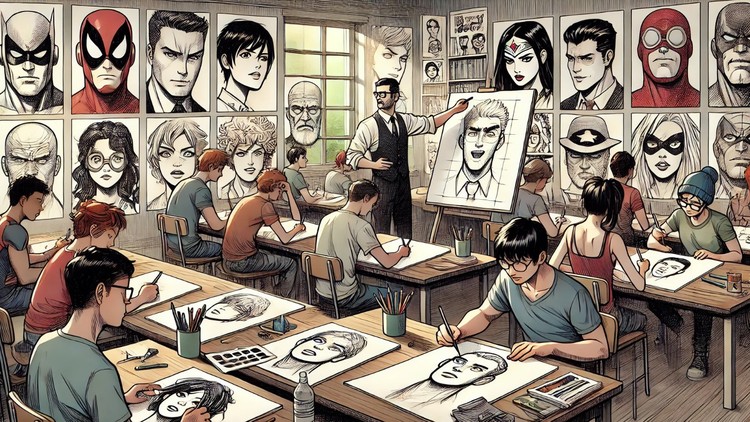 Dessiner des visages dans le style BD: exercices pratiques