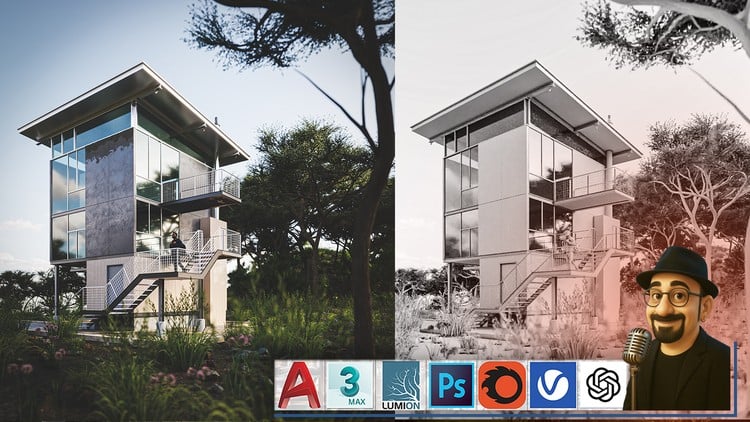 Corona ile Dış Mekan Render & Peyzaj