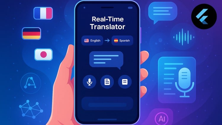Build Real-time Translator Apps in Flutter with NLP & AI