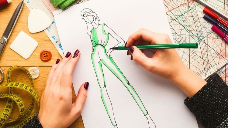 Where Fashion Design Begins: Complete Model Drawing