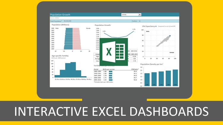 Excel with Interactive Excel Dashboards