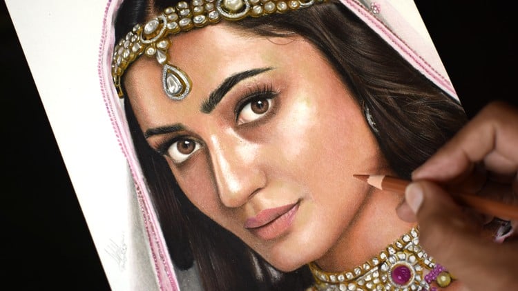 Color Pencil Portrait Mastery: From Basics to Advance