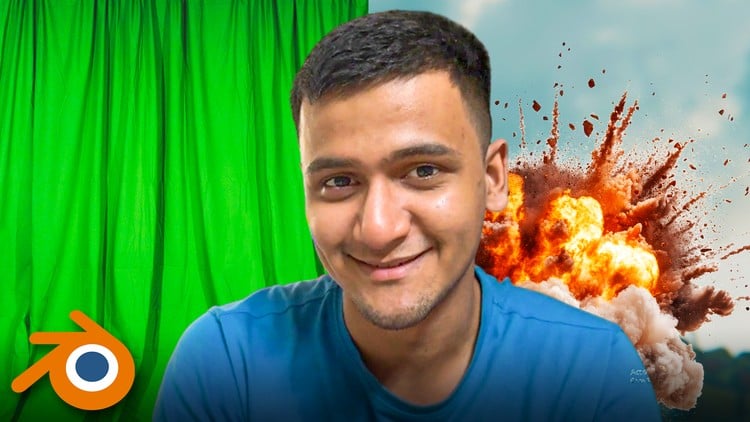 VFX Compositing in Blender: Camera Tracking & Green Screen