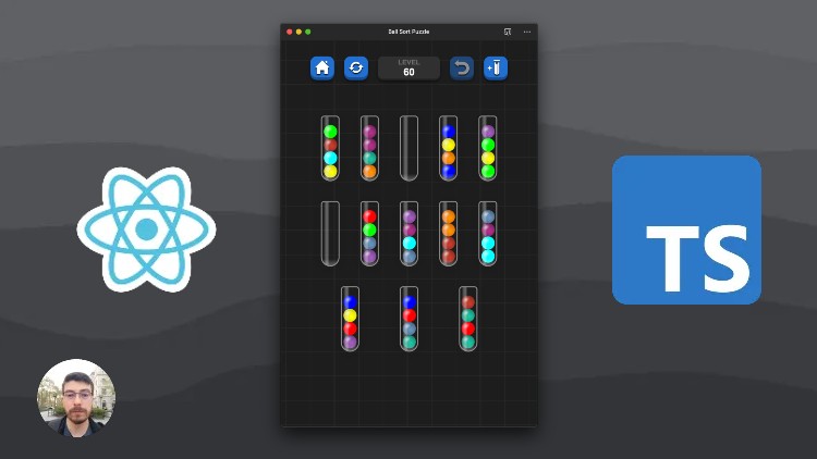 Ball Sort Puzzle Using ReactJS Step-by-Step