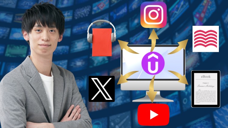 1コンテンツで集客5倍クロスメディア戦略：SNS・ブログ・YouTube・Audible・Kindleに横展開する方法