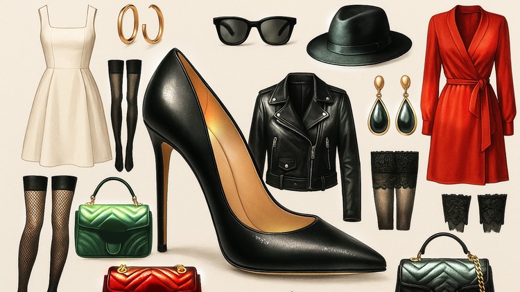 Digital Fashion Illustration: Accessory Design Masterclass