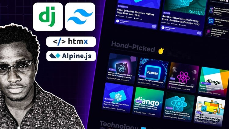 Full-Stack Web Development with Django 5, TailwindCSS, HTMX