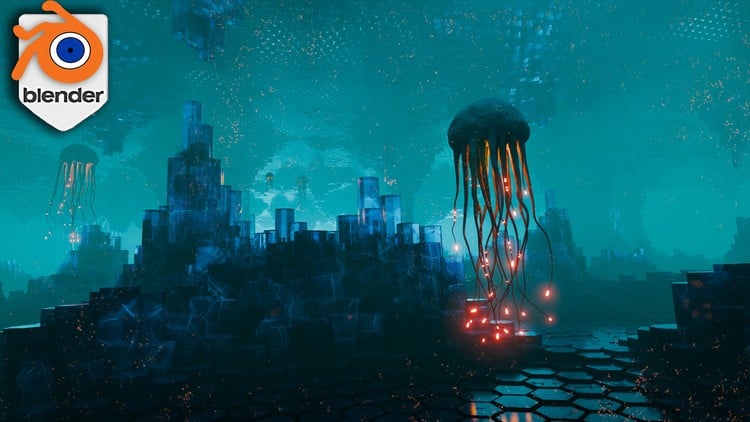 Blender Geometry Nodes - Alien Worlds, Tentacles & Terrain