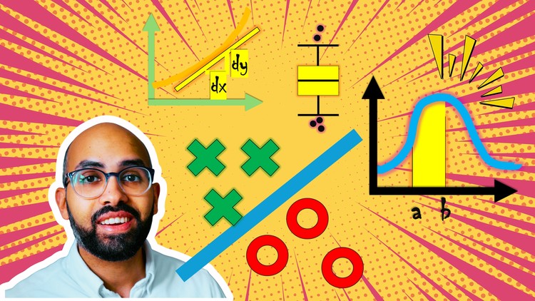الأساسيات الرياضية للذكاء الاصطناعي بشكل بصري